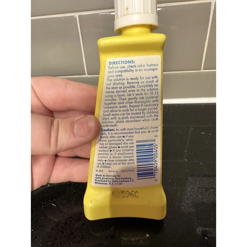 Carbona Stain Devils Fabric Stain Remover Spot Remover Liquid half full